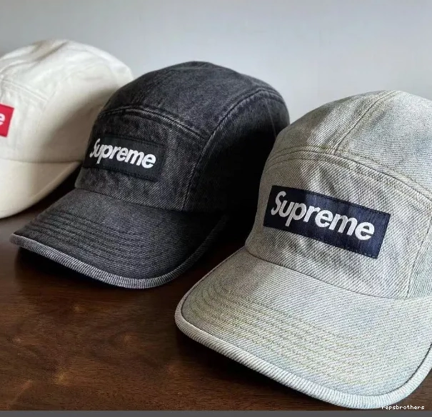 Washed White Black Blue Washed SS23 CAP DENIM Water Camping Water Tannin Hat CAMP 0731